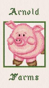 cross stitch pattern Arnold Farms