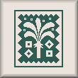 cross stitch pattern Palm Stamp