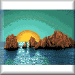 cross stitch pattern Pacific Sunset