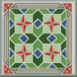 cross stitch pattern Colonial Quilt