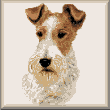 cross stitch pattern Wire Fox Terrier