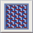 cross stitch pattern Country Abstract