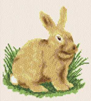 cross stitch pattern Bunny