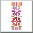 cross stitch pattern Daisy Bookmark