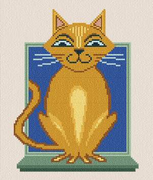 cross stitch pattern Felix