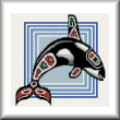 cross stitch pattern Native Orca