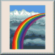 cross stitch pattern Rainbow