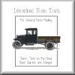 cross stitch pattern Antique Truck Poster