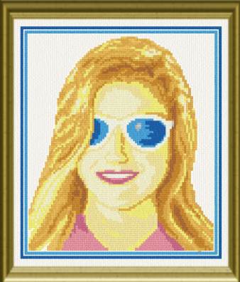 cross stitch pattern Cheap Sunglasses