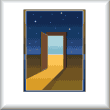 cross stitch pattern Door to Dreams