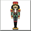 cross stitch pattern James (nutcracker)