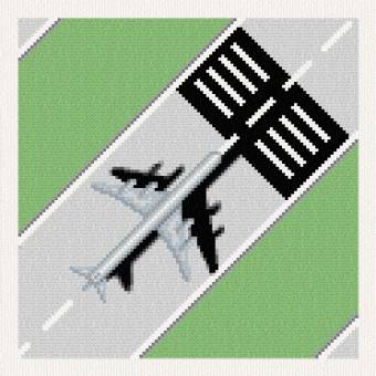 cross stitch pattern Landing