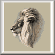 Cross stitch pattern Lion