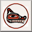 cross stitch pattern Native Wolf