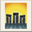 cross stitch pattern Fantasy Stonehenge