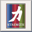 cross stitch pattern Strength Symbol