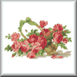 Cross stitch pattern Basket of Roses