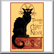 cross stitch pattern Le Chat Noir