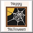 cross stitch pattern Happy Halloween