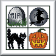 cross stitch pattern Small Halloween designs