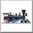 cross stitch pattern Toronto 4-4-0 Locomotive