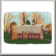 cross stitch pattern The Red Barn