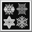 cross stitch pattern Snowflakes 8