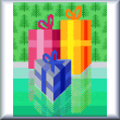 cross stitch pattern Christmas Presents