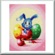 cross stitch pattern Easter Bunny