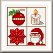 cross stitch pattern Small Christmas designs 7