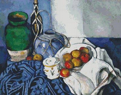 cross stitch pattern Still life with Apples