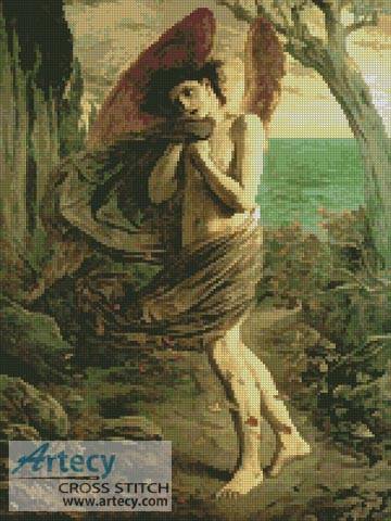 cross stitch pattern Autumn Angel