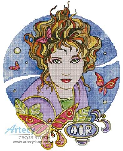 cross stitch pattern Air