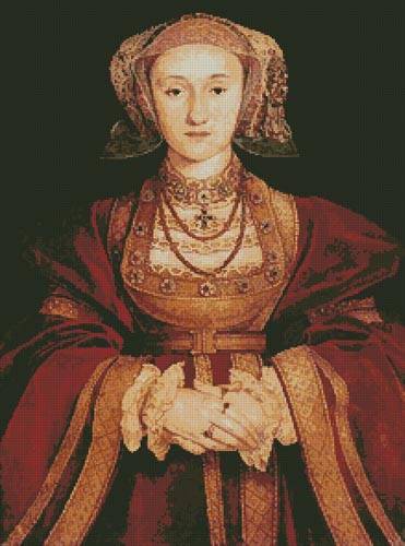 cross stitch pattern Anne of Cleves