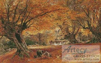 cross stitch pattern Burnham Beeches