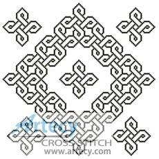 cross stitch pattern Celtic Chart 4