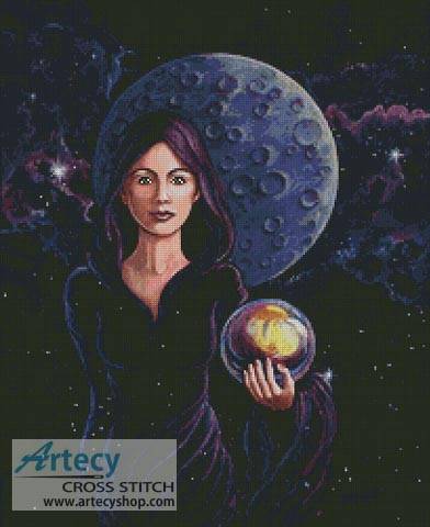 cross stitch pattern Crystal Moon