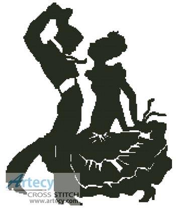 cross stitch pattern Dancers