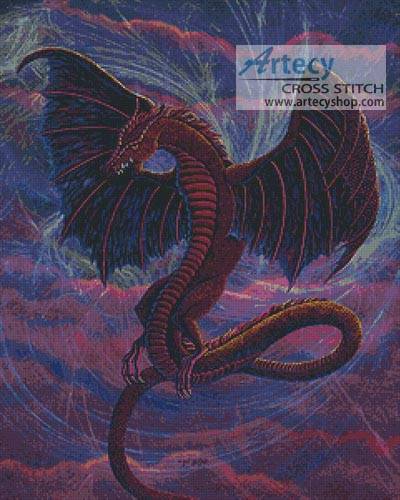 cross stitch pattern Dragon