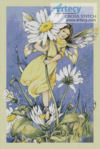 cross stitch pattern Daisy Fairy