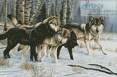 cross stitch pattern All in the Family