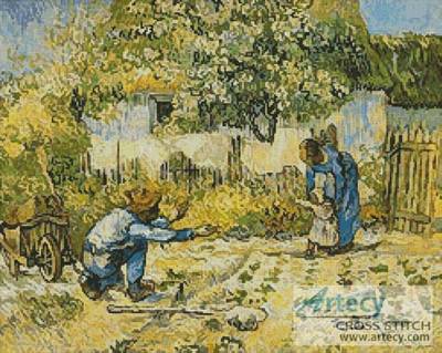 cross stitch pattern First Steps