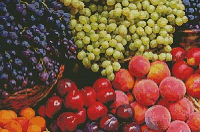 cross stitch pattern Fruits