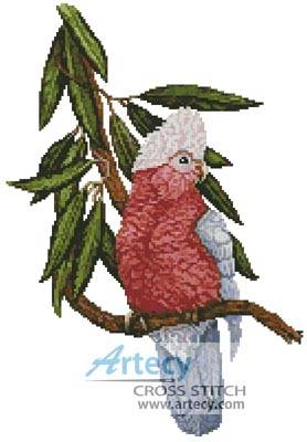 cross stitch pattern Galah