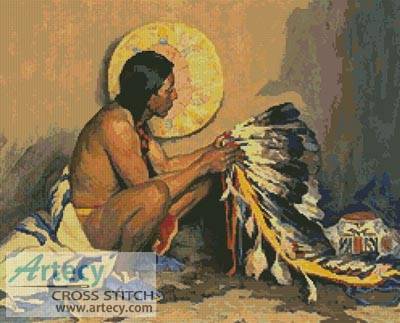 cross stitch pattern His Choicest Treasure