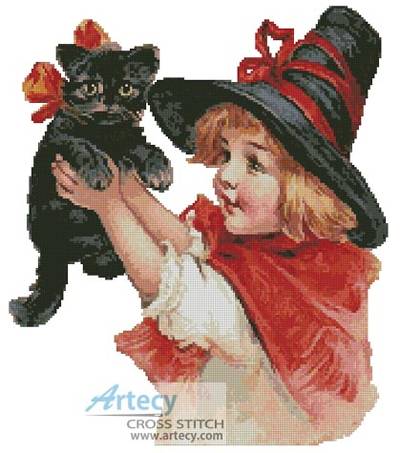 cross stitch pattern Halloween 1