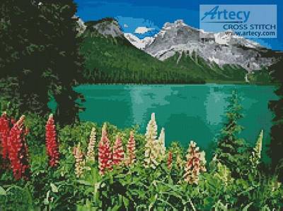 cross stitch pattern Landscape 10