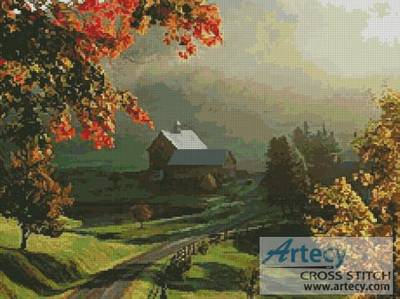 cross stitch pattern Landscape 16
