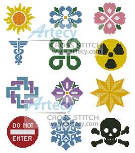 cross stitch pattern Little Designs 1