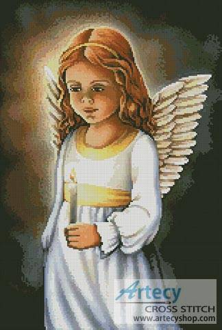 cross stitch pattern Angel of the Light